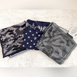 BUNDLE of 3 BR pocket squares 2 SILK